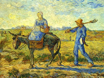 Matin au travail Vincent van Gogh Peinture à l'huile